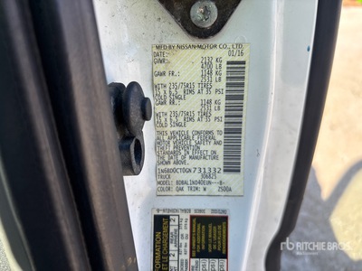 2016 Nissan Frontier 4x2 Extended Cab Ute