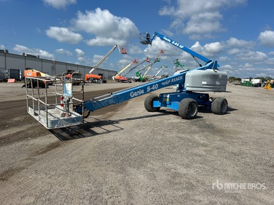 2014 Genie S-40 4WD Diesel Plataforma Elevadora Telescópica