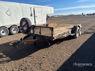 2000 Big Tex 18 ft T/A Flatbed Trailer