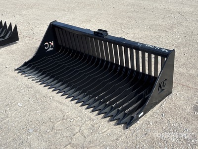 2025 Kit Containers QT-SB-H72-F 72 in Rock Godet pour Skid Steer (Unused)