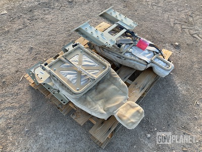 (2) ShockRide 105-245500-001 Troop Seats