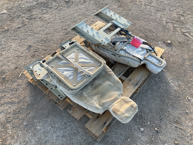 (2) ShockRide 105-245500-001 Troop Seats