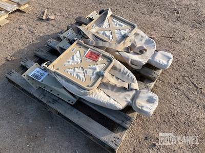 (2) ShockRide 105-245500-001 Troop Seats