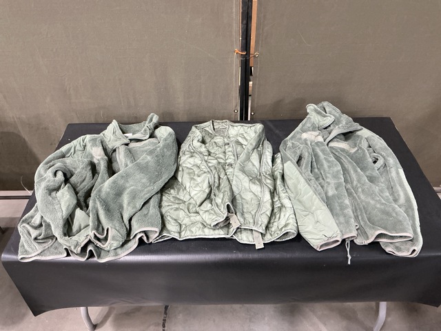 (33) Cold Weather Coat Liners & (17) Cold Weather Jackets