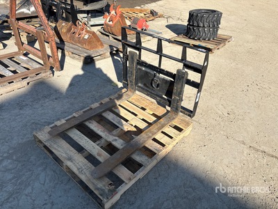 Paladin 42 in Mini Skid Steer Forks