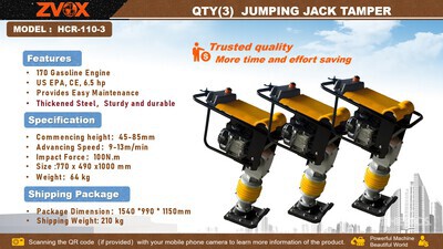 Quantity of (3 ) 2025 ZVOX HCR-110-3 Pisón (Unused)