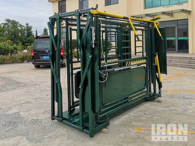 Greatbear Cattle Squeeze Chute Manual Headgate Cattle Working System
