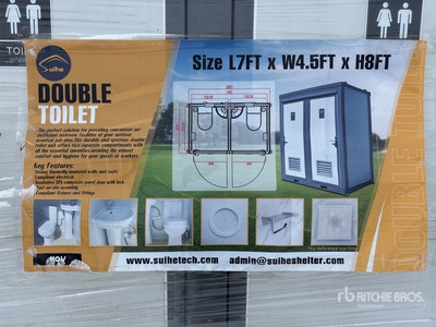 2026 Suihe NT-D 2 Person Portable Toilet (Unused)