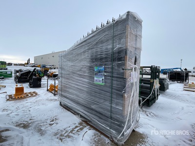 Quantity of (6) 2026 Suihe NG-20D-6 19 ft 2 in x 7 ft 8 in Wrought Iron Bi-Parting Portail d'entrée (Unused)