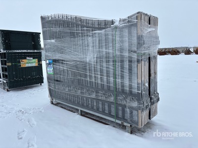 Quantity of (6) 2026 Suihe NG-20H-6 20 ft x 7 ft Wrought Iron Bi-Parting Driveway Gate (Unused)