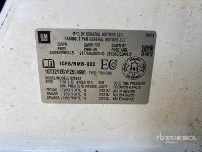 2015 GMC Sierra 2500HD SLE 4x4 Extended Cab Pickup