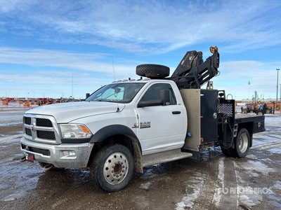 2018 Hiab O77- BS 3 CLX 3350 kg Knuckle Boom on 2018 Ram 5500 SLT 4x4 Crane Truck