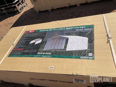 KJ K2030 Metal Garage - Unused