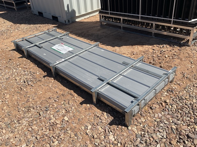 (100) Piece Lot of 10' Long Corrugated Steel Panels