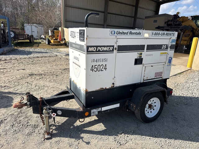 2015 Multiquip DC25 20 kW Mobile Generator Set 2015 Multiquip DC25 20 kW Mobile Generator Set