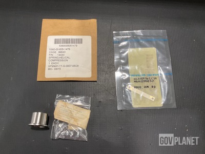 (1) Plate Spacer, (3) Helical Compression Springs & Assorted Items