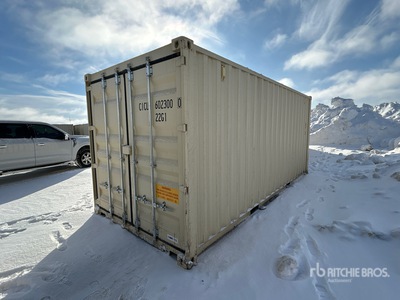 2024 20 ft Standard Double-Ended Conteneur de stockage