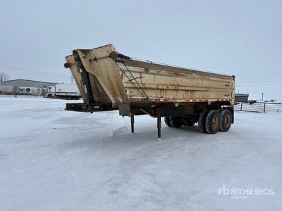 1998 Cancade T/A Demolition End Dump Trailer