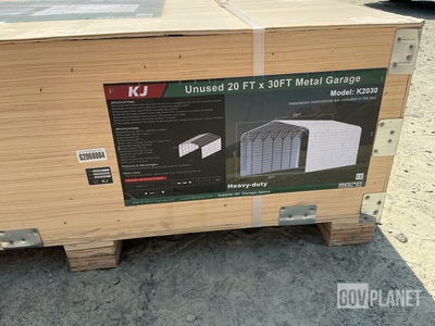 KJ K2030 Metal Garage - Unused