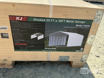 KJ K2030 Metal Garage - Unused
