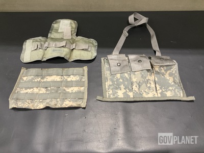 (169) First Aid Kit Inserts, (107) Bandoleer Ammunition Pouches & Assorted Items