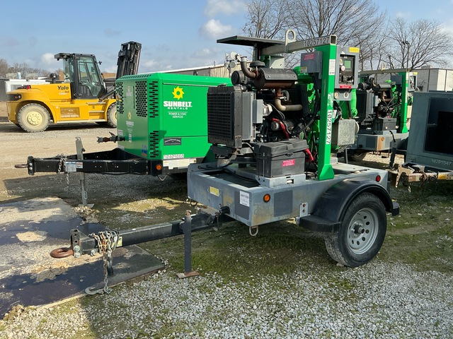 2019 Atlas Copco PAS100HF Trailer-Mounted Water Pump