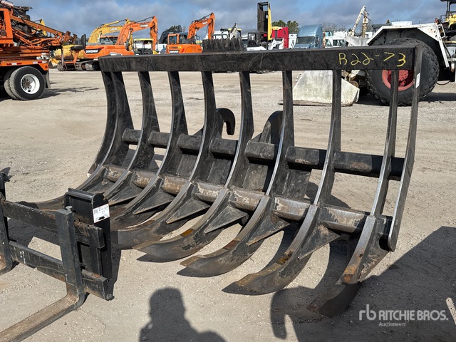 Cat 106 in Wheel Loader Rake Attachment - Fits Cat 924, 926, 930, 938 ...