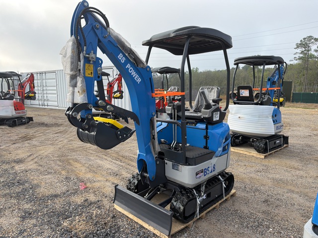 2026 BS Power BS18 Mini Excavator - Unused