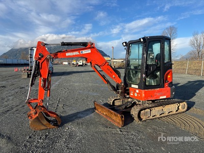 2019 Kubota U35-4 Mini pelle hydraulique