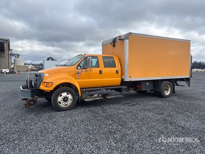 2012 Ford F-750 XLT 4x2 Crew Cab Service Truck