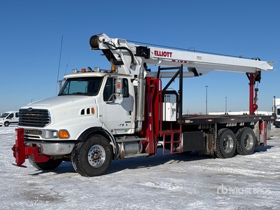 2006 Elliott 2495F 24 ton Straight Boom on 2007 Sterling L9500 6x4 شاحنة رافعة