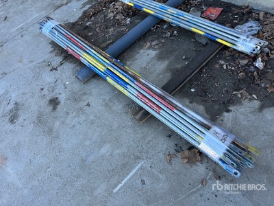 Quantity of (14) 87 in Cross Brases For Scaffolding