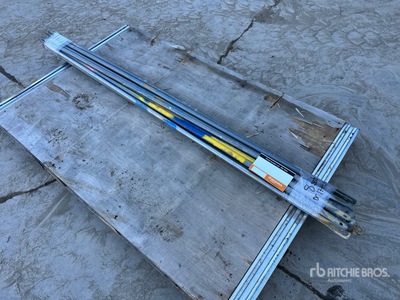 Quantity of (8) 84 in Brace Poles For Scaffolding