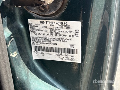 2011 Ford F-350 Lariat 4x4 Extended Cab Cab & Chassis