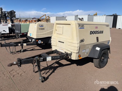 2012 Doosan P185 185 cfm Mobile Luftkompressor