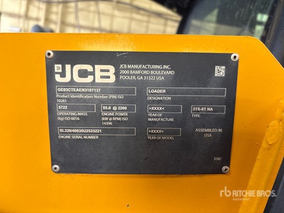 2022 JCB 3TS-8T Two-Speed High Flow Compact Track Loader