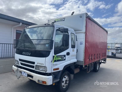 2007 Isuzu FRR 550 カーテンサイドトラック