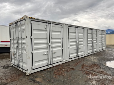 2026 40 ft High Cube Multi-Door Storage Container