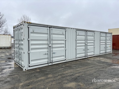 2024 40 ft High Cube Multi-Door Storage Container