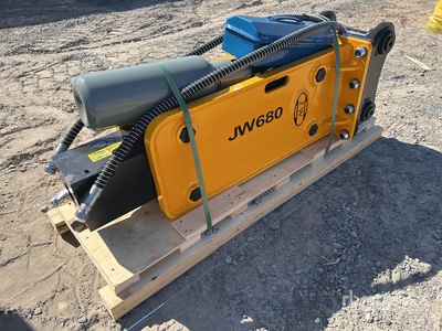2025 JW JW680 Q/C Hydraulic Breaker - Fits 5 - 7 Ton (Unused)