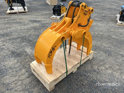 2025 JW ASC35 Q/C Excavator Grapple - Fits 1 - 3 Ton (Unused)