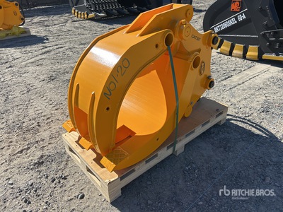 2025 JW ASC50 Q/C Excavator Grapple - Fits 4 - 7 Ton (Unused)