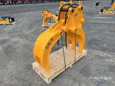 2025 JW ASC55 Q/C Excavator Grapple - Fits 4 - 7 Ton (Unused)
