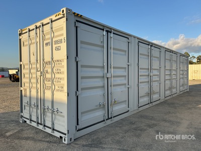 2025 40 ft High Cube Multi-Door Storage Container