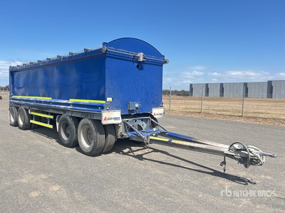 2008 Hamlex 7.7 m Quad Dog Tipping Trailer