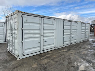 2024 40 ft High Cube Multi-Door Storage Container