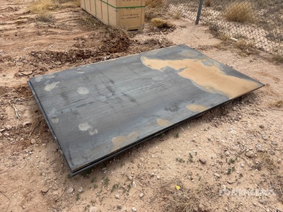 Quantity of (2) 2026 AGT 5ft x 8ft 4 ft 11 in x 7 ft 10 in Road Steel Plates (Unused)