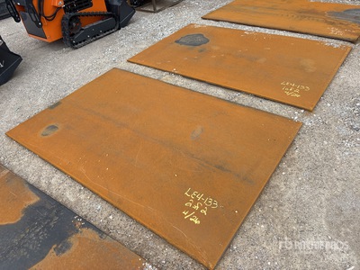 Quantity of (2) 2026 AGT 5ft x 8ft 5 ft x 7 ft 11 in Steel Plates (Unused)