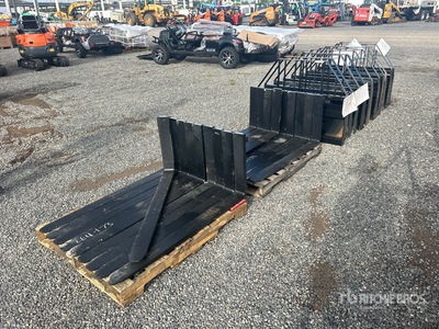 Quantity of (10) 2026 Mower King SA 48 in Skid Steer Forks (Unused)