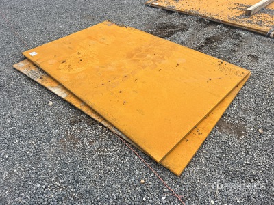 Quantity of (2) 2026 AGT 5ft x 8ft (0.75 in Thick) Road Steel Plates